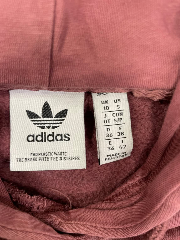 VINTAGE ADIDAS TREFOIL LOGO HOODIE ΦΟΥΤΕΡ ΜΕ ΚΟΥΚΟΥΛΑ ΓΥΝΑΙΚΕΙΟ S