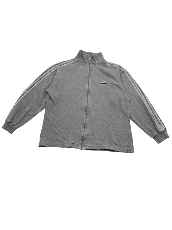VINTAGE ADIDAS ΖΑΚΕΤΑ TRACK TOP ΜΕ ΛΟΓΟΤΥΠΟ GREY ΑΝΔΡΙΚΟ L