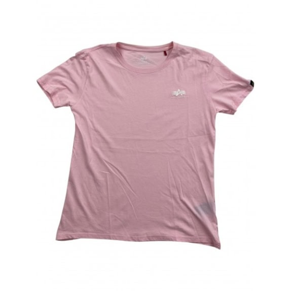 VINTAGE ALPHA INDUSTRIES T-SHIRT CON LOGO ROSA DA UOMO XL