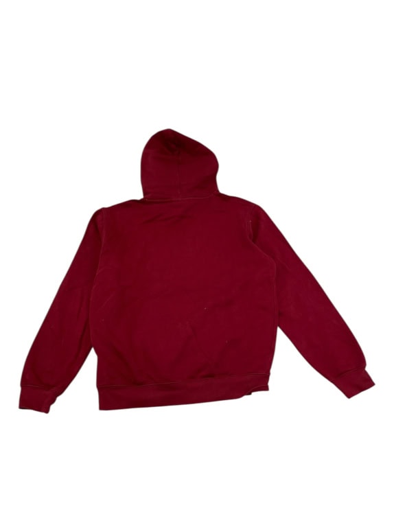 VINTAGE MEN'S CHAMPION HOODIE BURGUNDY SIZE XS/S