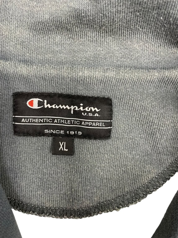 VINTAGE MEN'S CHAMPION QUARTER-ZIP TOP BEIGE SIZE XL