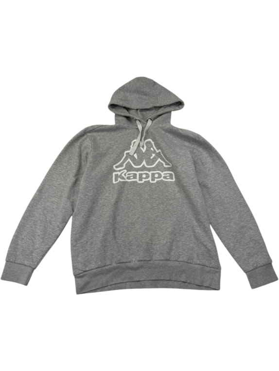 VINTAGE ΑΝΔΡΙΚΟ ΦΟΥΤΕΡ HOODIE KAPPA ΓΚΡΙ L