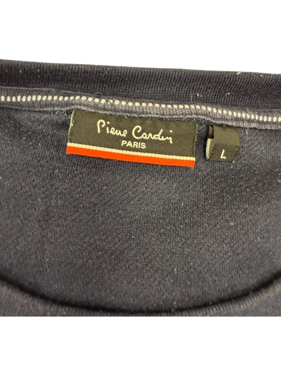 FELPA UOMO VINTAGE PIERRE CARDIN BLU NAVY L