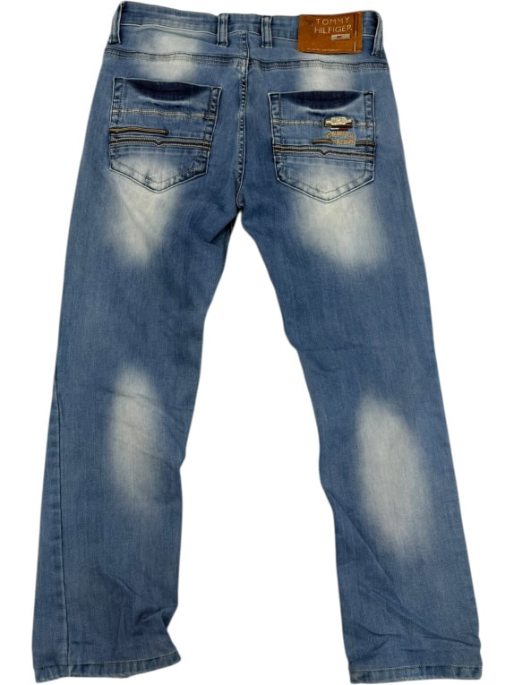 VINTAGE ΑΝΔΡΙΚΟ JEAN TOMMY HILFIGER ΣΕ ΜΠΛΕ