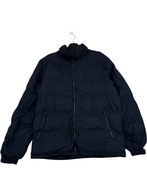 VINTAGE GIUBBOTTO PUFFER UOMO FILA BLU SCURO