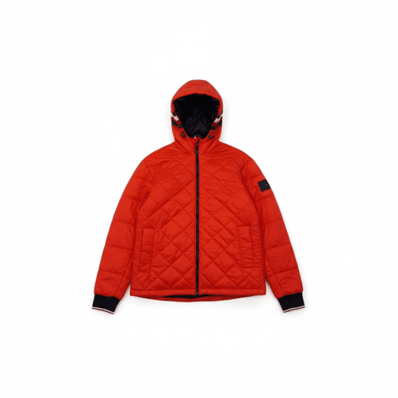 VINTAGE ΑΝΔΡΙΚΟ ΜΠΟΥΦΑΝ TOMMY HILFIGER THWARM TECHNICAL QUILTED JACKET ΚΟΚΚΙΝΟ L