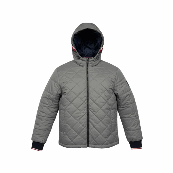 VINTAGE ΑΝΔΡΙΚΟ ΜΠΟΥΦΑΝ TOMMY HILFIGER THWARM TECHNICAL QUILTED JACKET ΓΚΡΙ XL