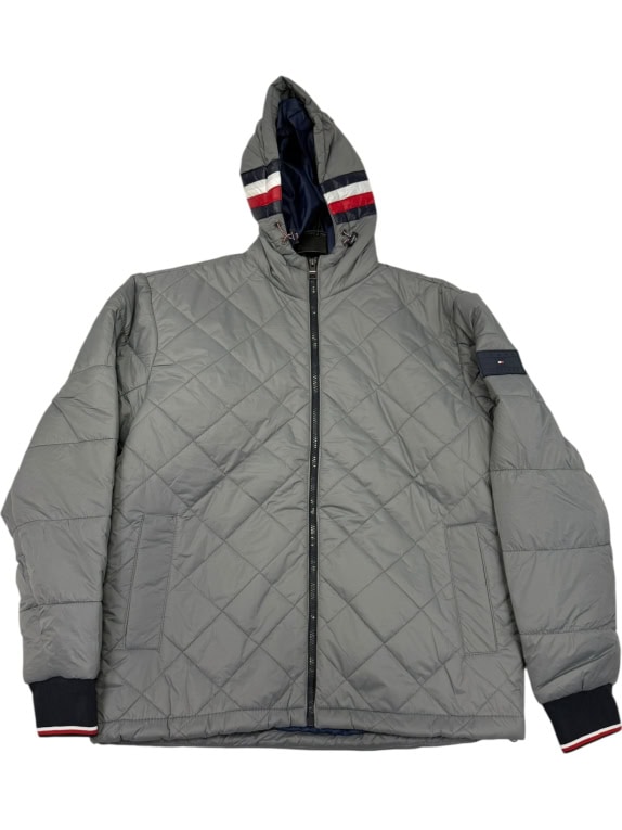 Giacca trapuntata tecnica THWARM Tommy Hilfiger vintage da uomo grigia XL