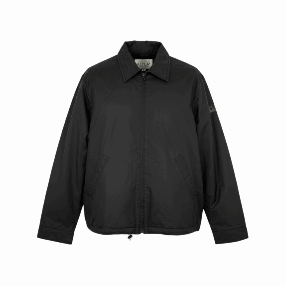 GIACCA A VENTO VINTAGE DA UOMO REPLAY BLUE JEANS NERA