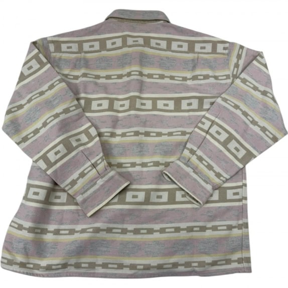 VINTAGE Camicia da uomo con motivo geometrico - S/M