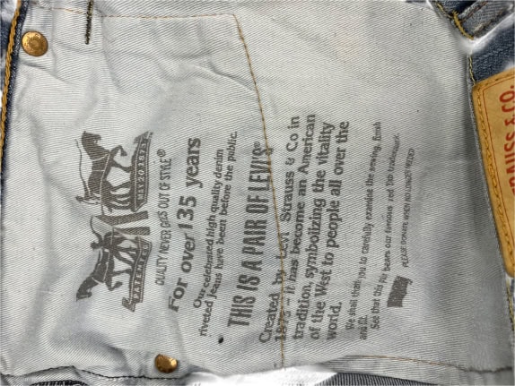 VINTAGE LEVI'S DENIM JEANS SIZE S | MEN'S JEANS