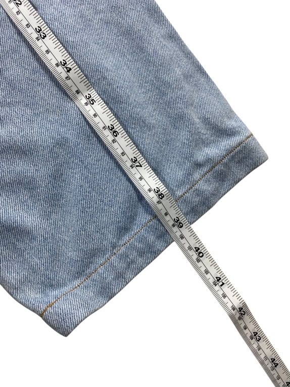 VINTAGE ARMANI JEANS ΠΑΝΤΕΛΟΝΙ DENIM ΙΣΙΑ ΓΡΑΜΜΗ ΓΑΛΑΖΙΟ ΓΥΝΑΙΚΕΙΟ XS S