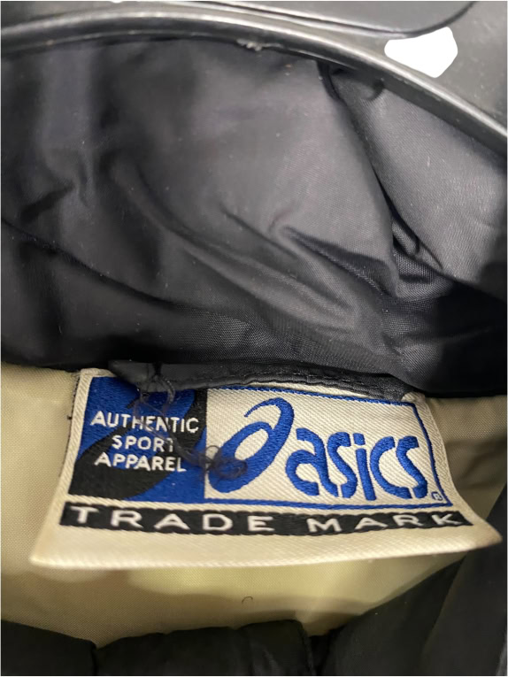 VINTAGE ASICS PUFFER ΑΜΑΝΙΚΟ ΜΠΟΥΦΑΝ ΜΕ ΨΗΛΟ ΛΑΙΜΟ ΜΑΥΡΟ ΑΝΔΡΙΚΟ L