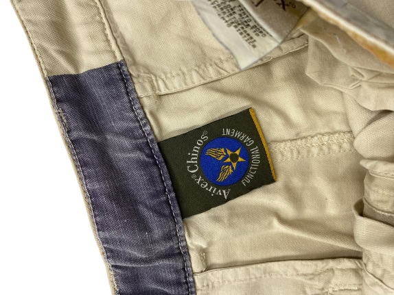 VINTAGE AVIREX ΠΑΝΤΕΛΟΝΙ CHINO MILITARY STYLE ΜΠΕΖ ΑΝΔΡΙΚΟ L
