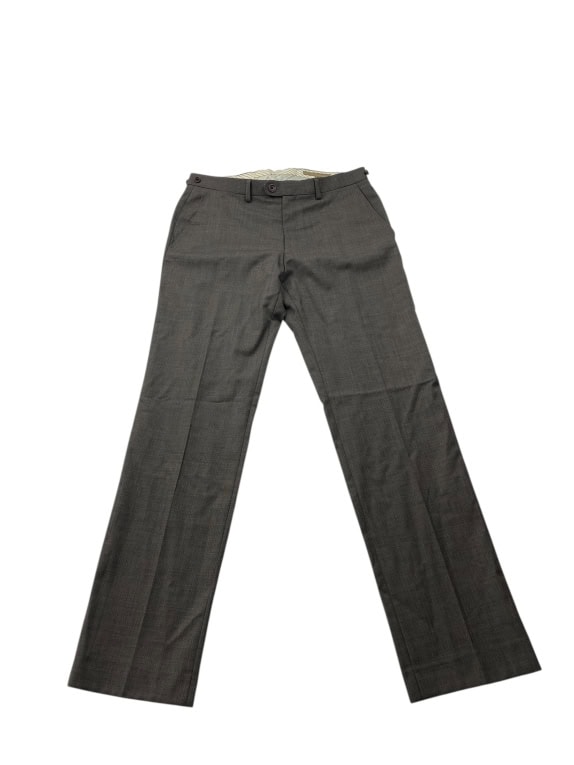 VINTAGE BANANA REPUBLIC PANTALONE HERITAGE TESSUTO ITALIANO MARRONE DA UOMO L