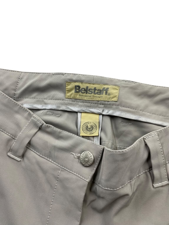 VINTAGE BELSTAFF FUNCTIONAL TROUSERS ΠΑΝΤΕΛΟΝΙ CHINO ΜΠΕΖ ΓΥΝΑΙΚΕΙΟ M