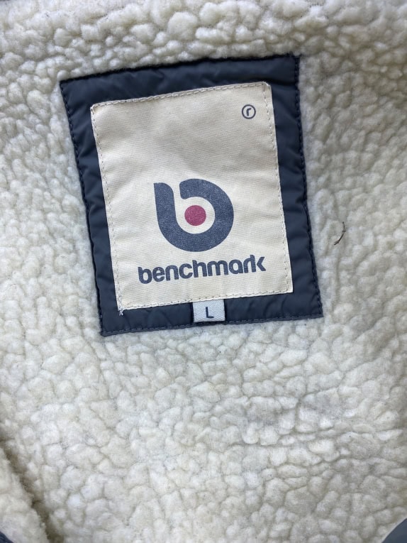 VINTAGE BENCHMARK HOODED JACKET GREY MEN L