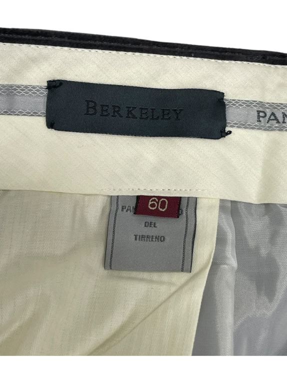 VINTAGE BERKELEY CORDUROY TROUSERS STRAIGHT LEG MEN'S DARK GRAY SIZE XXXXL