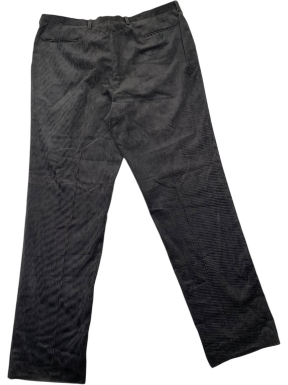 VINTAGE BERKELEY CORDUROY TROUSERS STRAIGHT LEG MEN'S DARK GRAY SIZE XXXXL