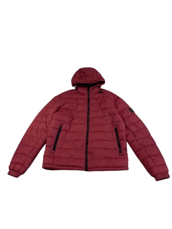 VINTAGE BOSS RESPONSIBLE PUFFER ΜΠΟΥΦΑΝ ΜΕ ΚΟΥΚΟΥΛΑ ΜΠΟΡΝΤΟ ΑΝΔΡΙΚΟ L