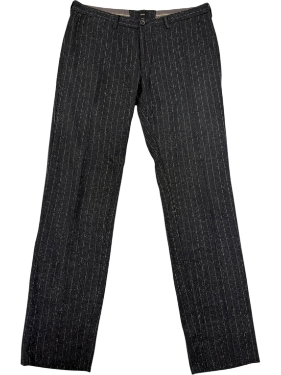 VINTAGE BOSS TAILORED STRIPE TROUSERS SIZE L