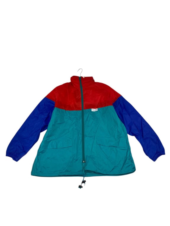 VINTAGE BRIPOR WINDBREAKER JACKET COLORBLOCK MULTICOLOR MEN XL