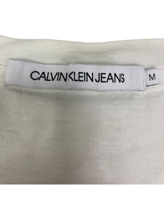 VINTAGE CALVIN KLEIN T-SHIRT UOMO A MANICHE CORTE M