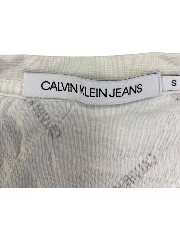 VINTAGE CALVIN KLEIN T-SHIRT UOMO A MANICHE CORTE S