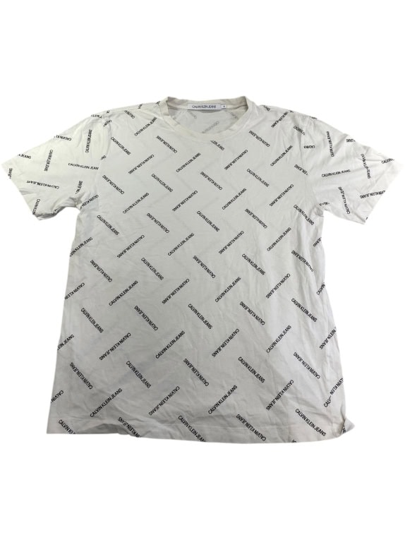 VINTAGE CALVIN KLEIN T-SHIRT UOMO A MANICHE CORTE S