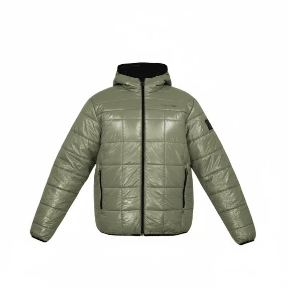 VINTAGE CALVIN KLEIN PUFFER JACKET OLIVE GREEN L