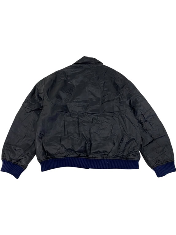VINTAGE CALVIN KLEIN JEANS PADDED BOMBER JACKET BLACK MEN'S XL
