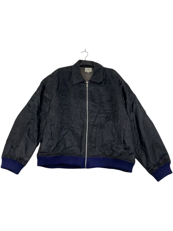 VINTAGE CALVIN KLEIN JEANS PADDED BOMBER JACKET BLACK MEN'S XL