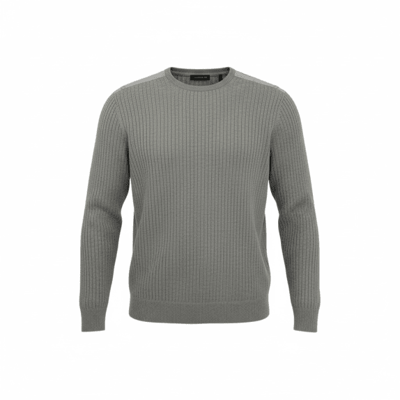 VINTAGE CALVIN KLEIN ΠΛΕΚΤΟ ΠΟΥΛΟΒΕΡ ΡΙΜΠ ΓΚΡΙ ΑΝΔΡΙΚΟ XXL