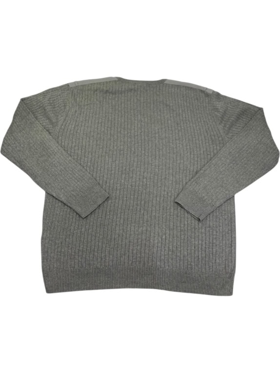 VINTAGE CALVIN KLEIN ΠΛΕΚΤΟ ΠΟΥΛΟΒΕΡ ΡΙΜΠ ΓΚΡΙ ΑΝΔΡΙΚΟ XXL