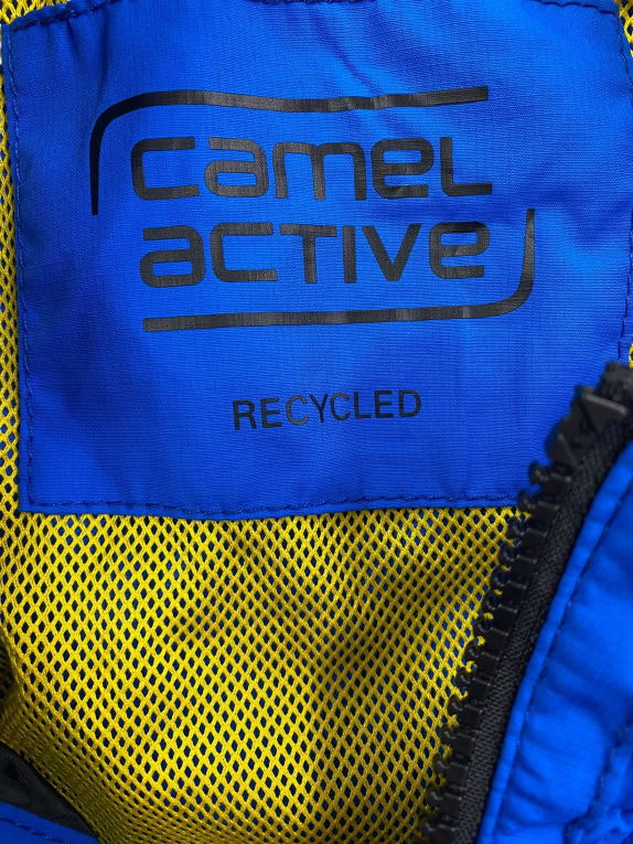 VINTAGE CAMEL ACTIVE RECYCLED JACKET BLUE MEN'S XXL