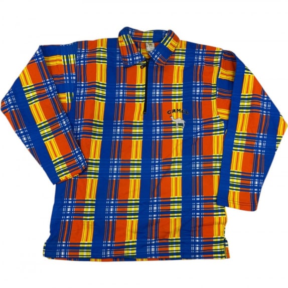 VINTAGE 90s Camel Collection Πουκάμισο/Polo Καρό M