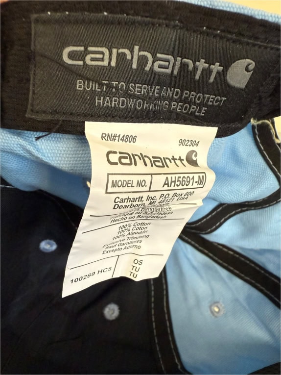 VINTAGE CARHARTT ΓΑΛΑΖΙΟ ΚΑΠΕΛΟ ONE SIZE