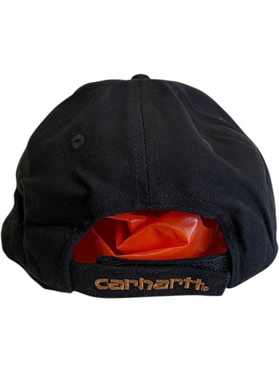 Cappello nero vintage Carhartt con logo taglia unica