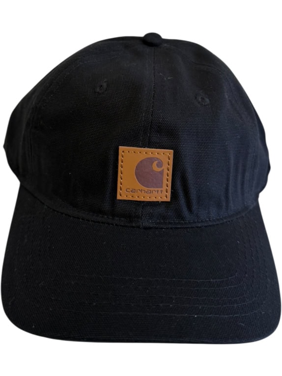 Cappello nero vintage Carhartt con logo taglia unica