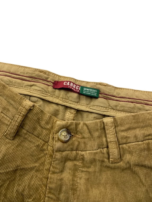 VINTAGE CARRERA ITALIA CORDUROY PANTS BROWN MENS M L
