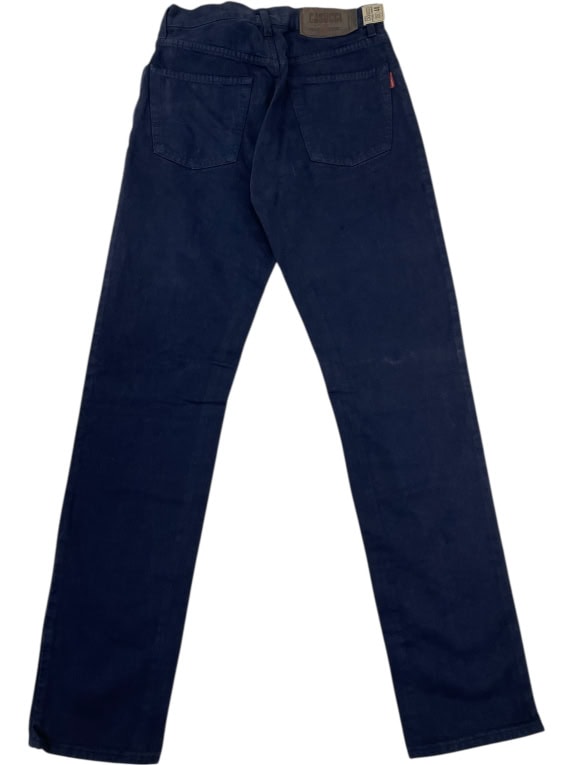 Pantaloni basic vintage Casucci blu scuro da uomo S