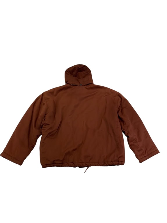 VINTAGE CASUCCI HOODED JACKET BROWN MENS XL