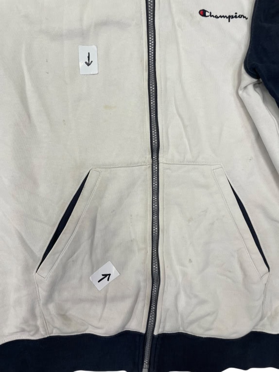 VINTAGE CHAMPION Giacca da uomo con cerniera L