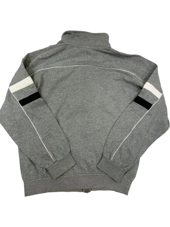 FELPA CON ZIP DA UOMO VINTAGE CHAMPION GRIGIA