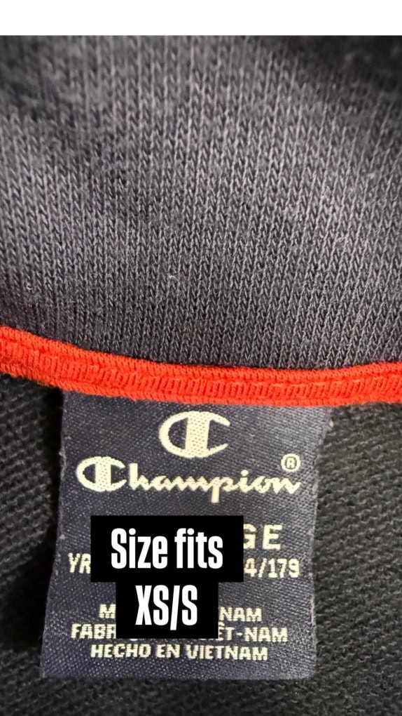 VINTAGE CHAMPION ΑΝΔΡΙΚΟ ΦΟΥΤΕΡ ΖΑΚΕΤΑ ΜΠΛΕ