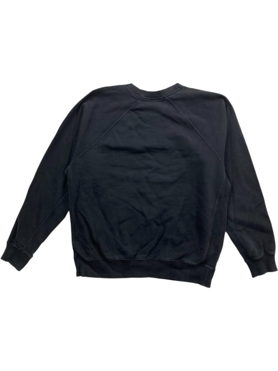 FELPA VINTAGE CHAMPION CON LOGO RICAMATO NERA DA UOMO M