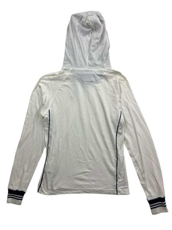 VINTAGE CHAMPION FELPA CON CAPPUCCIO PICCOLO LOGO BIANCO DONNA S
