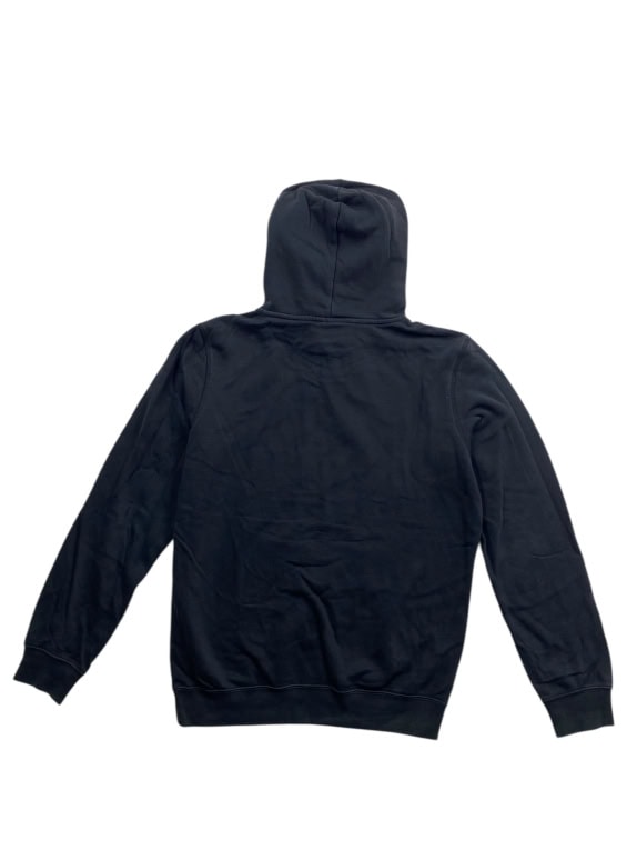 Felpa con cappuccio vintage Champion con logo Athletics New York blu scuro da uomo S