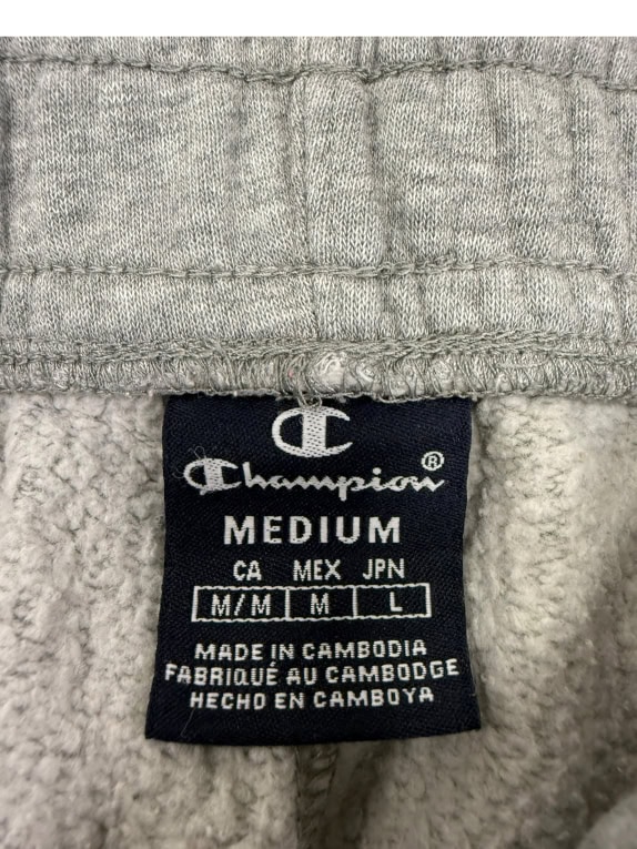 Pantaloni jogger vintage Champion / tuta grigia M