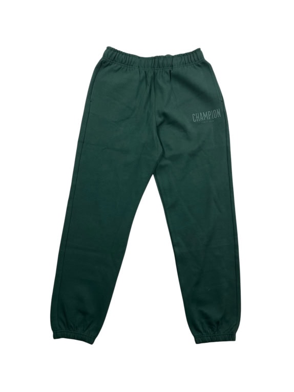 Pantaloni da tuta vintage Champion con logo verdi da uomo M